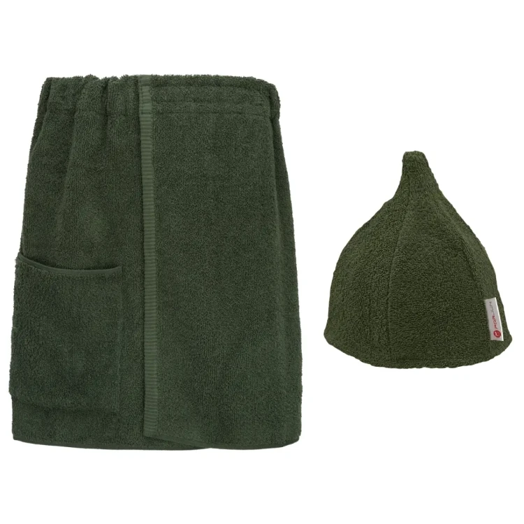 Zestaw-Kilt-Copertina-meski-czapka-Lingua-zielony-ciemny-Porjun (2).webp